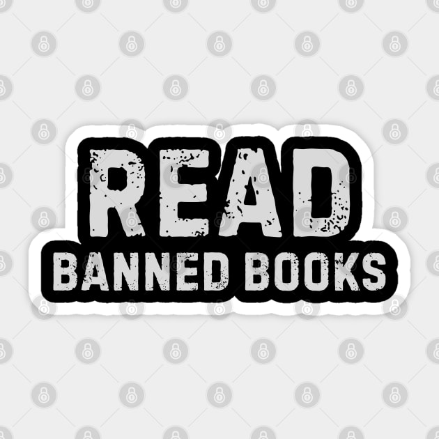 Read Banned Books Sticker by Stylecombinator